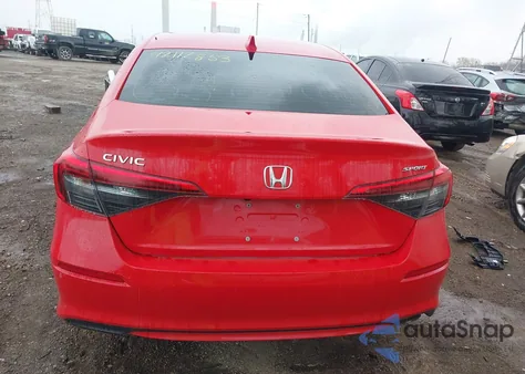 2023 Honda Civic Sport z USA, uszkodzony, nr VIN 2HGFE2F52PH523053